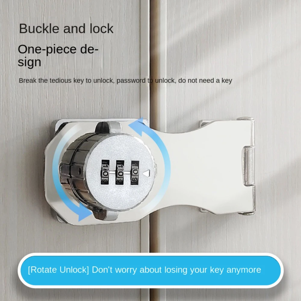New Zinc Alloy Cabinet Password Locks Anti-Theft Security Coded Lock Keyless 3 Digit Coded Window Stoppers Door
New Zinc Alloy Cabinet Password Locks Anti-Theft Security Coded Lock Keyless 3 Digit Coded Window Stoppers Door