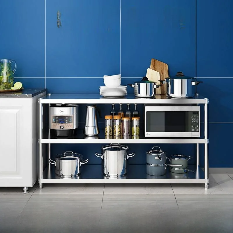 Stainless Steel Kitchen Microwave Oven Stand Multi-layer Floor Storage Rack Home Bakery Shelf Modern Simple Style Cooking Ute...
Stainless Steel Kitchen Microwave Oven Stand Multi-layer Floor Storage Rack Home Bakery Shelf Modern Simple Style Cooking Ute...