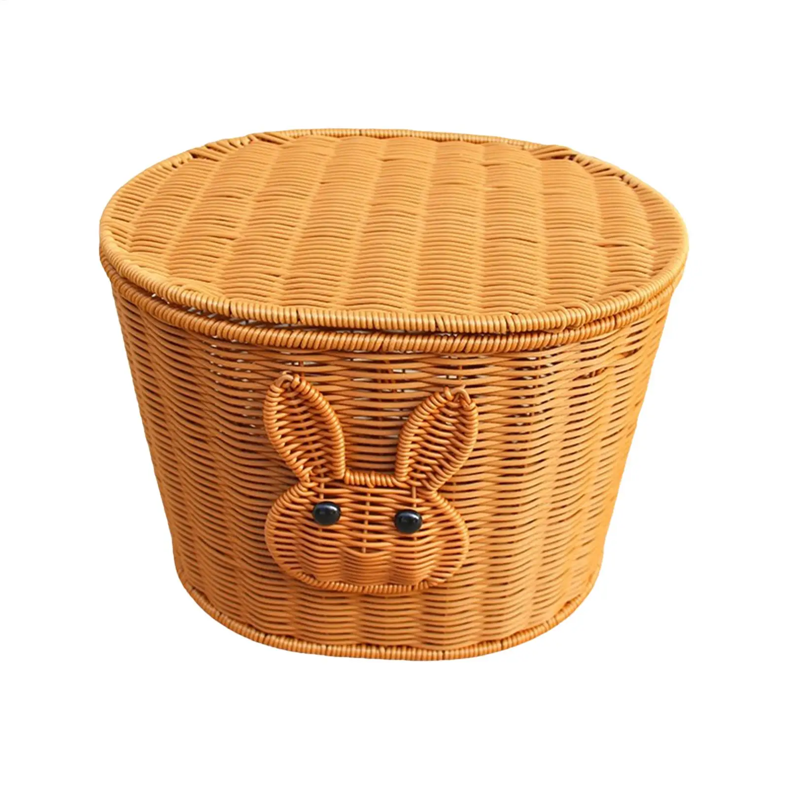 Rabbit shaped Braided Bicycle Basket Bicycle Removable Imitation Rattan Bicycle retro Basket for commuting shopping outings
Rabbit shaped Braided Bicycle Basket Bicycle Removable Imitation Rattan Bicycle retro Basket for commuting shopping outings