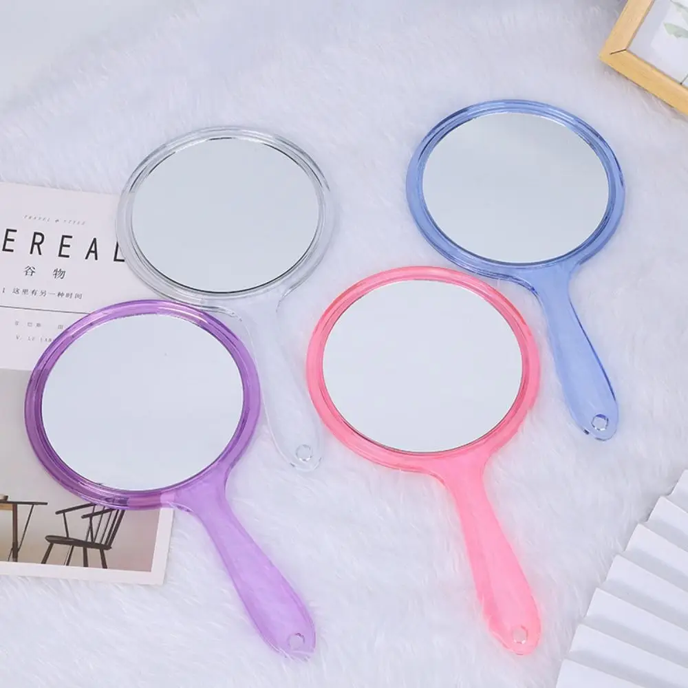 High-definition Handle Double-sided Mirror Handheld Transparent Beauty Makeup Mirror Plastic Smooth 3x Magnifying Mirror Student
High-definition Handle Double-sided Mirror Handheld Transparent Beauty Makeup Mirror Plastic Smooth 3x Magnifying Mirror Student