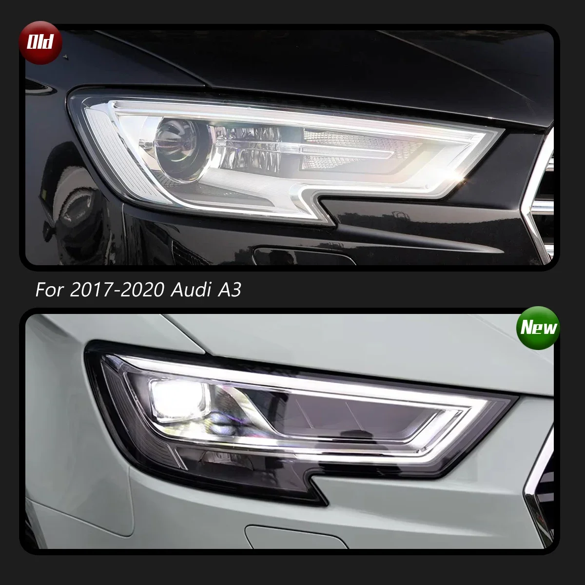 Auto Accessories Car Audi A3 LED Headlight A3L 2017-2020 Upgrade Modified to New DRL Dynamic Turn Signal LED Headlight
Auto Accessories Car Audi A3 LED Headlight A3L 2017-2020 Upgrade Modified to New DRL Dynamic Turn Signal LED Headlight