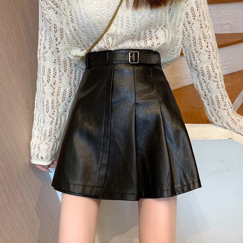 2023 Skirt Female Pu Leather Skirt Half Length Skirt Short Skirt Skirt Ropa Mujer Mini Skirts Clothes for Women
2023 Skirt Female Pu Leather Skirt Half Length Skirt Short Skirt Skirt Ropa Mujer Mini Skirts Clothes for Women