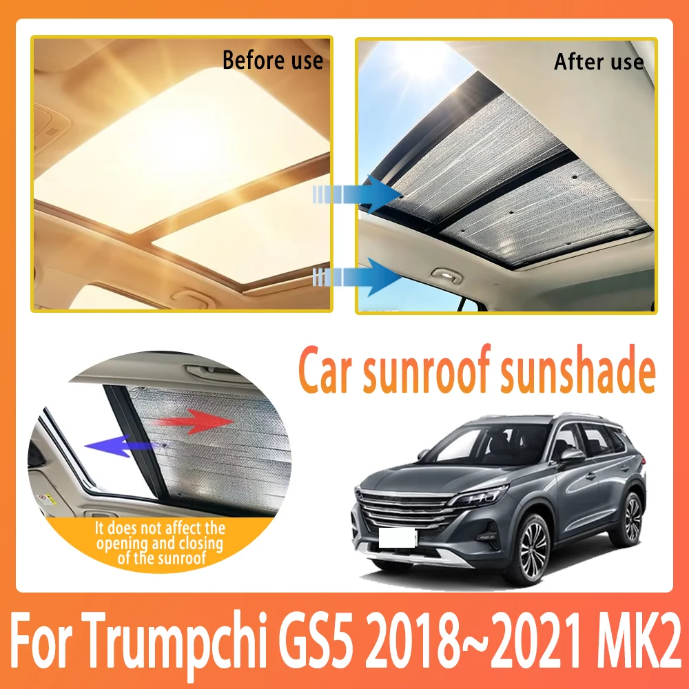 Auto Sunroof Sunshades For Trumpchi GS5 2018~2021 MK2 2021 2020 Car Skylight Roof Sunscreen Heat Insulation Anti-UV Accessories
Auto Sunroof Sunshades For Trumpchi GS5 2018~2021 MK2 2021 2020 Car Skylight Roof Sunscreen Heat Insulation Anti-UV Accessories
