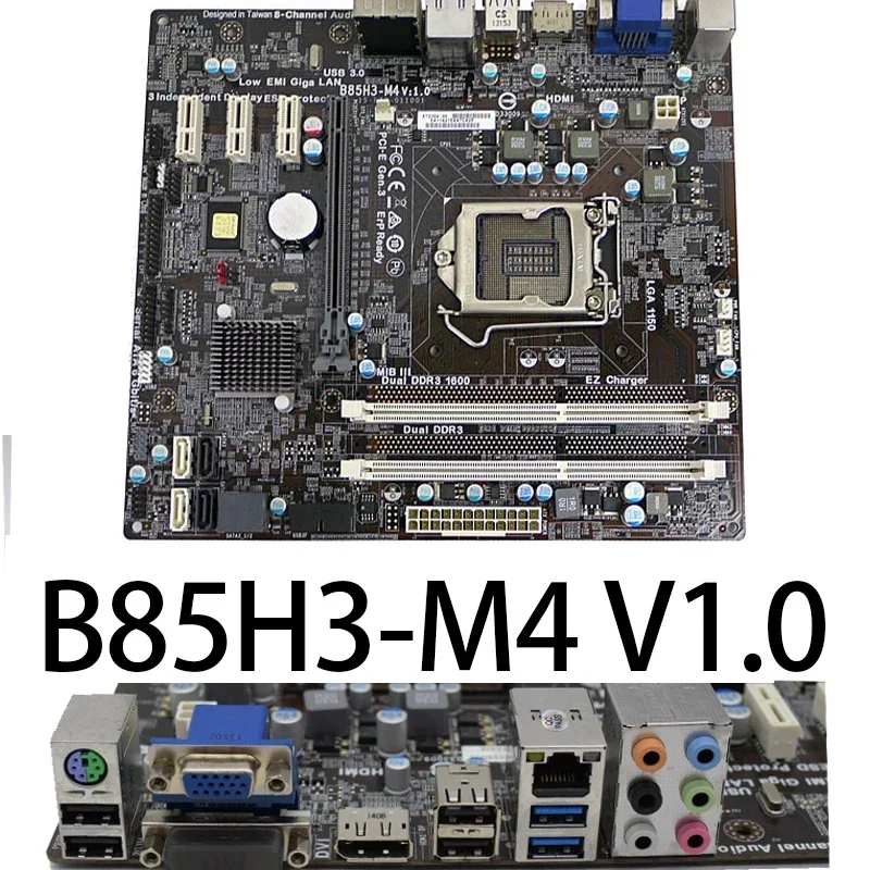Used For Acer B85H3-M4 V2.0 V1.0 Q87H3 B85H3-AM-AS 1150 pin main board
Used For Acer B85H3-M4 V2.0 V1.0 Q87H3 B85H3-AM-AS 1150 pin main board