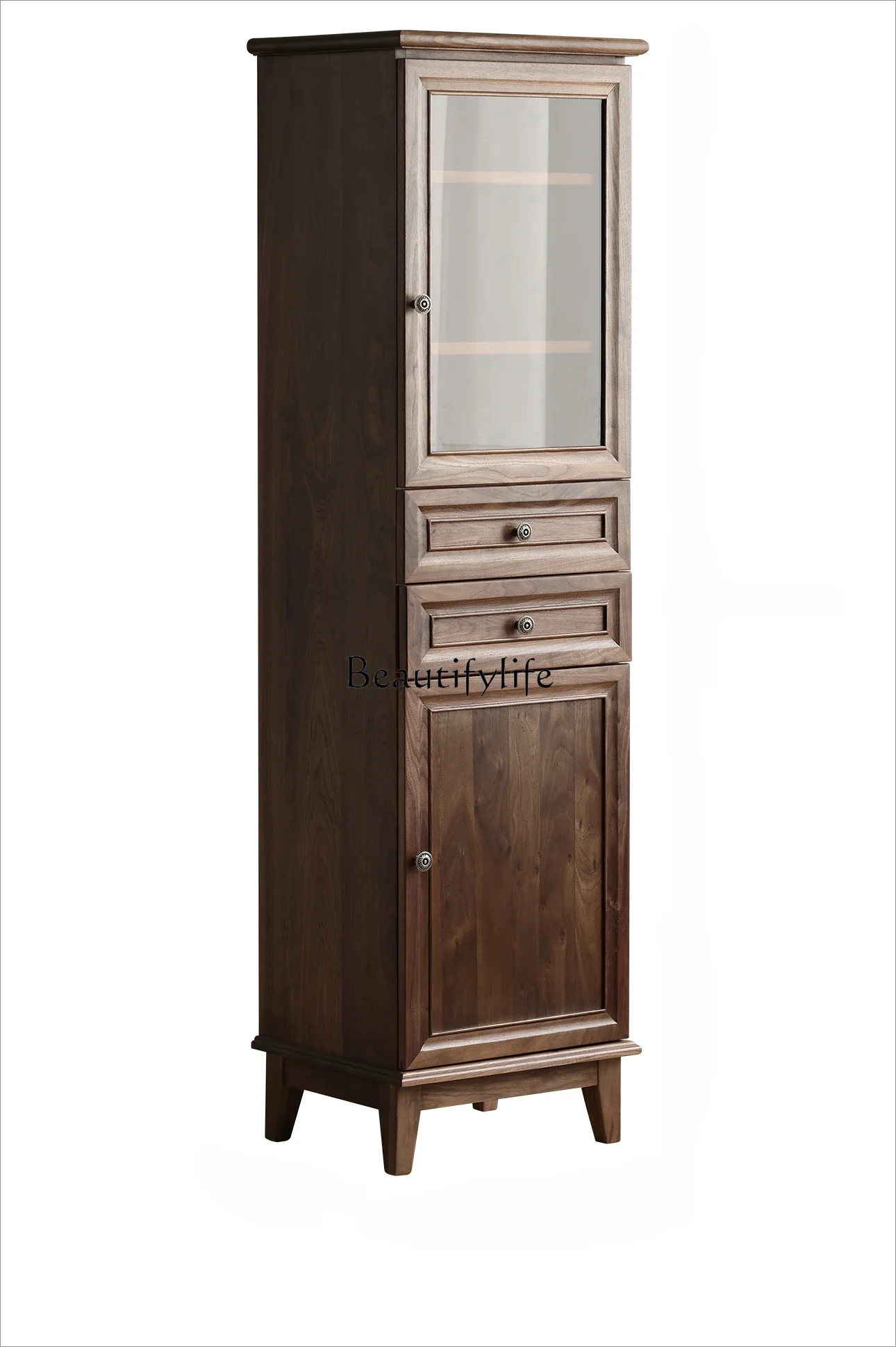 LD33American solid wood TV cabinet North American black walnut retro multi-functional storage cabinet
LD33American solid wood TV cabinet North American black walnut retro multi-functional storage cabinet
