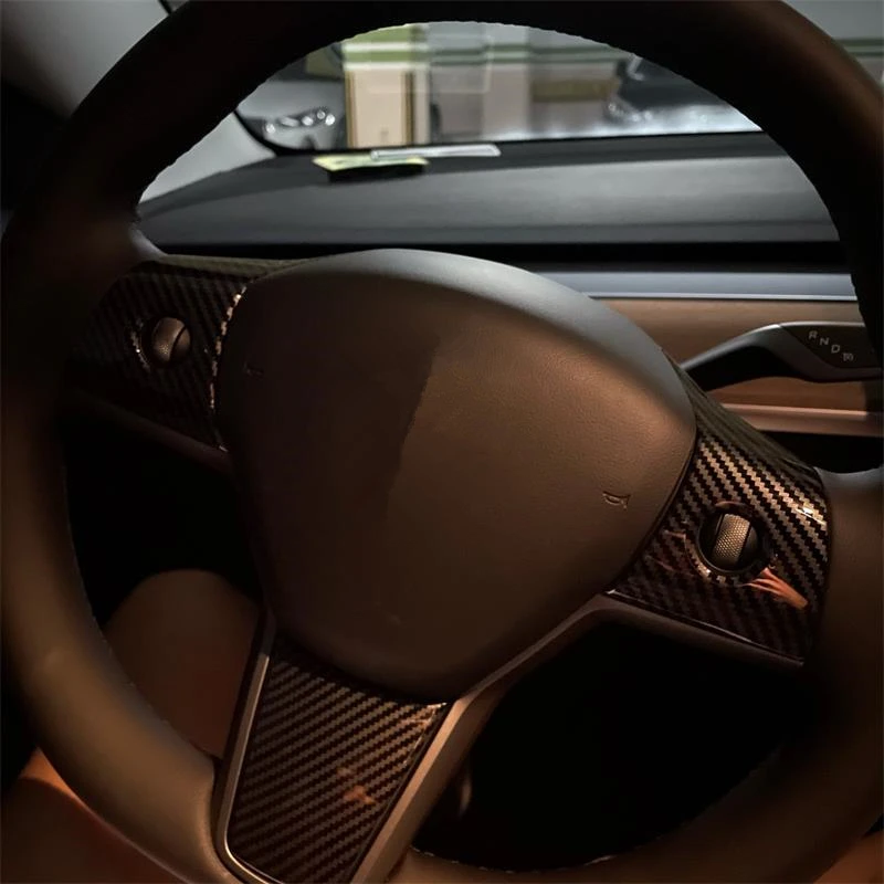 ABS Carbon Fiber For Tesla Model Y Model 3 Steering Wheel Switch Buttons Patch Frame Decoration Interior Car Styling Accessories
ABS Carbon Fiber For Tesla Model Y Model 3 Steering Wheel Switch Buttons Patch Frame Decoration Interior Car Styling Accessories