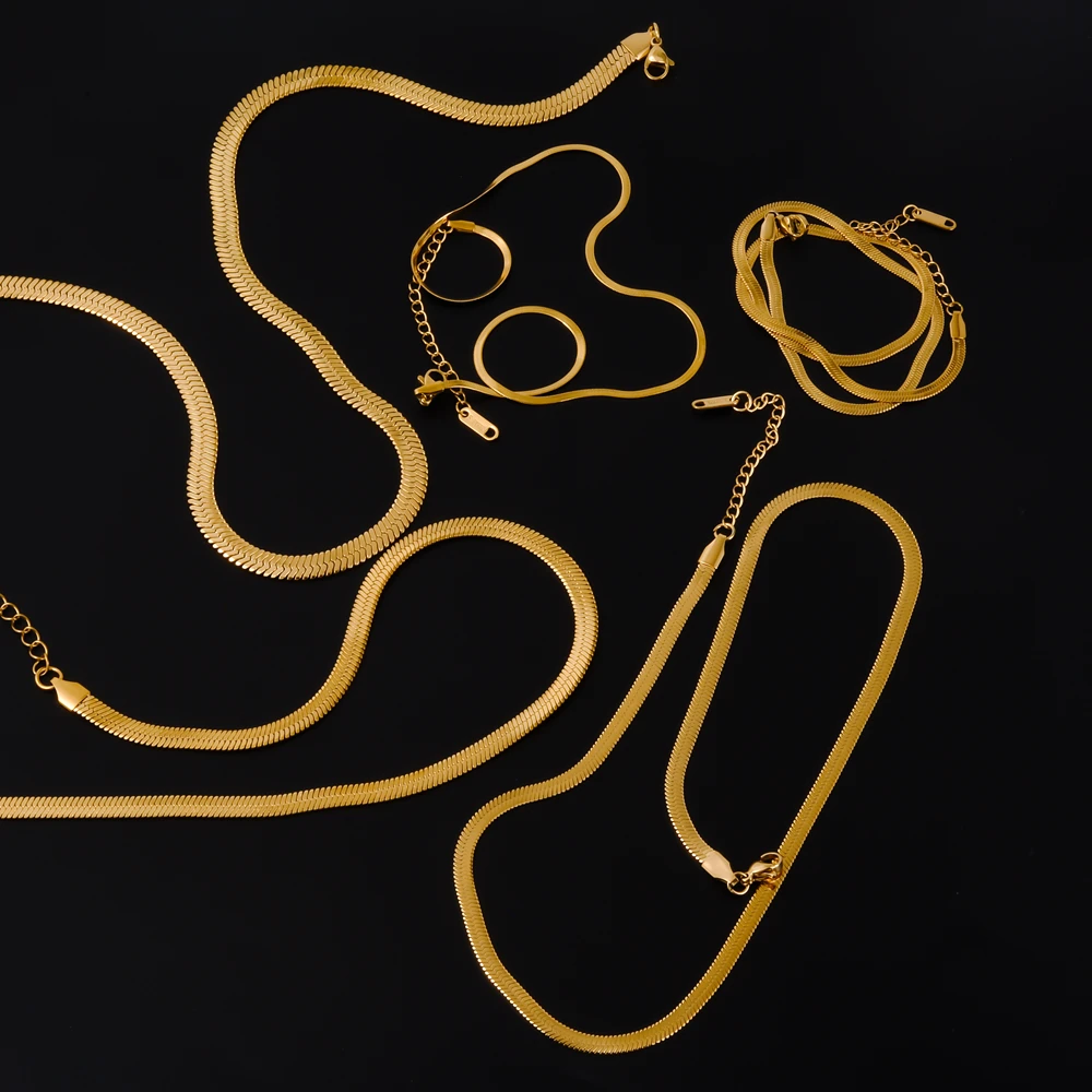2pcs/Lot Fashionable Stainless Steel Necklace Wide 2-3-4-5-6mm Blade Snake Bone Chain Wedding Jewelry For Women Men Holiday Gift
2pcs/Lot Fashionable Stainless Steel Necklace Wide 2-3-4-5-6mm Blade Snake Bone Chain Wedding Jewelry For Women Men Holiday Gift