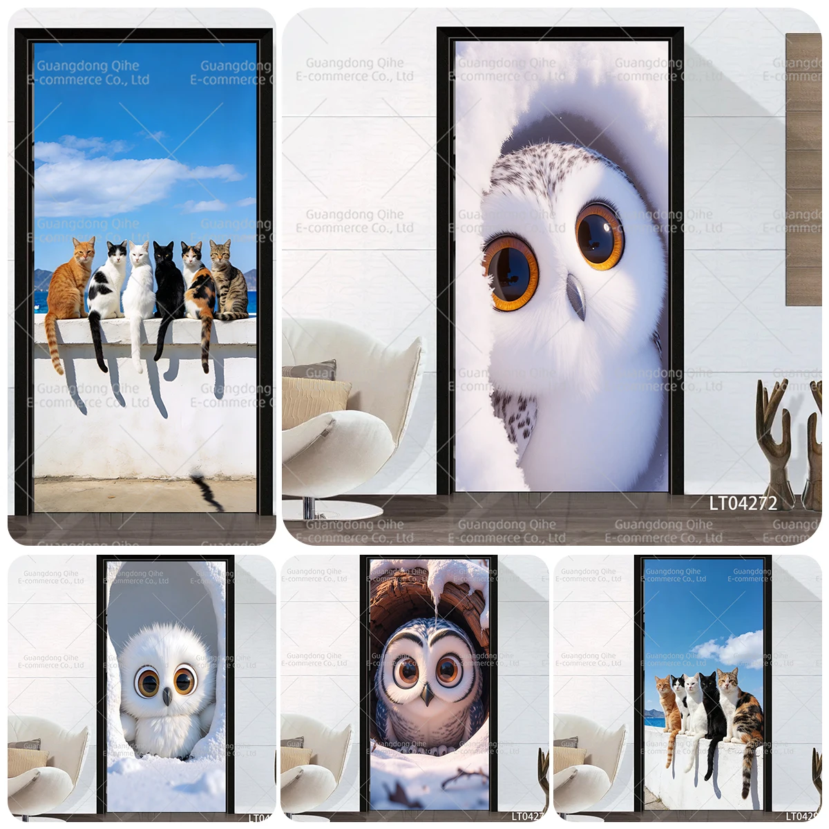 Cute Adorable Pets Door Vinyl Sticker Full Door Wrap 3D Wallpaper Customize Home Decoration Door Poster stickers
Cute Adorable Pets Door Vinyl Sticker Full Door Wrap 3D Wallpaper Customize Home Decoration Door Poster stickers