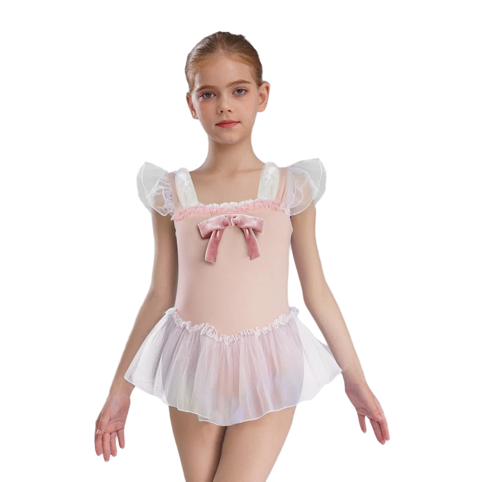 Children Girls Lyrical Gymnastics Ballet Dance Dress Square Neck U Back Velvet Rabbit Ears Bowknot Ballet Tutu Leotard Dress
Children Girls Lyrical Gymnastics Ballet Dance Dress Square Neck U Back Velvet Rabbit Ears Bowknot Ballet Tutu Leotard Dress