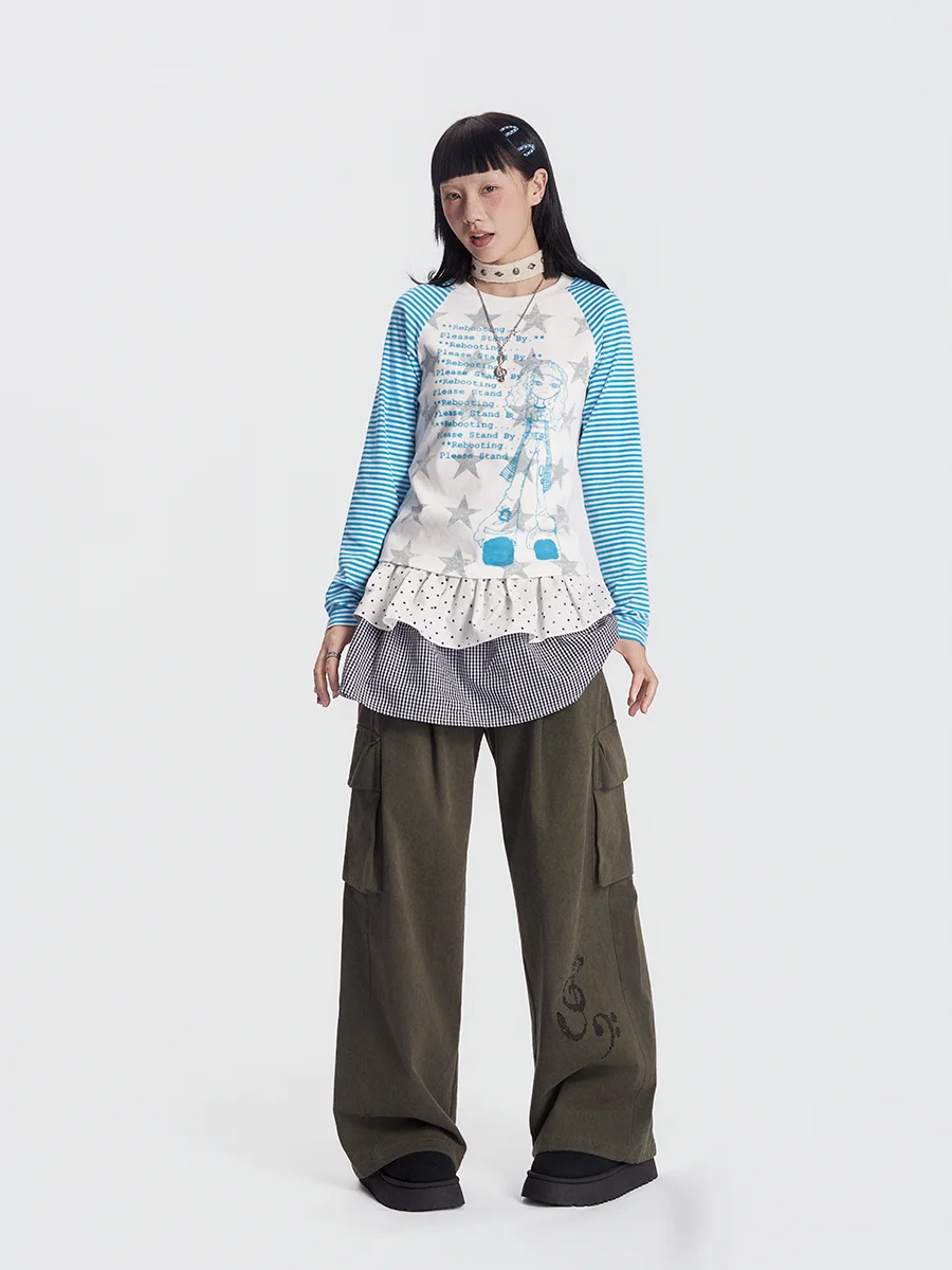 Slim Fit Long Sve round Ne Printed T-irt oulder Insert Design Breathable Casual Sle Women's Top about Girl Things
Slim Fit Long Sve round Ne Printed T-irt oulder Insert Design Breathable Casual Sle Women's Top about Girl Things