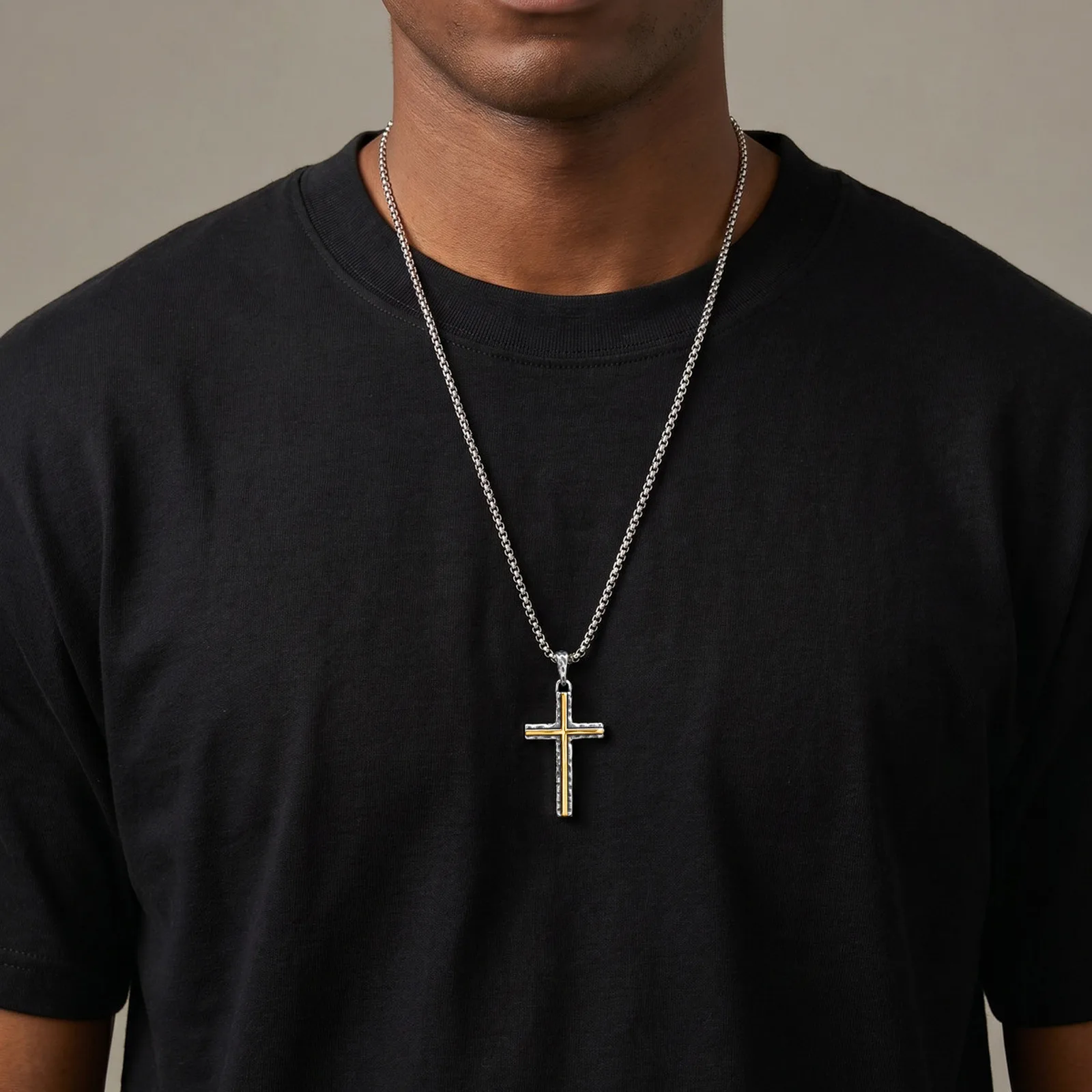 Stainless Steel Steel Color Cross Chain Necklace for Men Trendy Fashion Jewelry Gift Daily Wear Party Street Style Accessories
Stainless Steel Steel Color Cross Chain Necklace for Men Trendy Fashion Jewelry Gift Daily Wear Party Street Style Accessories