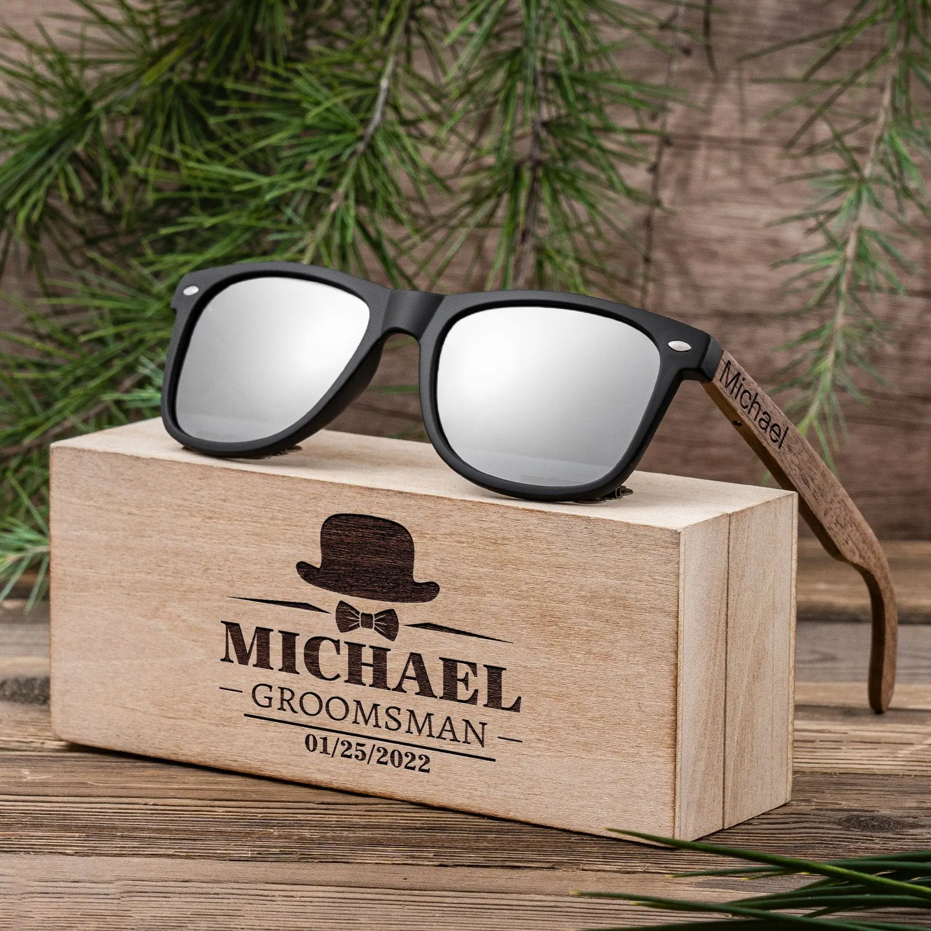 Walnut Sunglasses New Outdoor Sunscreen Sunglasses Customizable Logo Name Pattern Design
Walnut Sunglasses New Outdoor Sunscreen Sunglasses Customizable Logo Name Pattern Design
