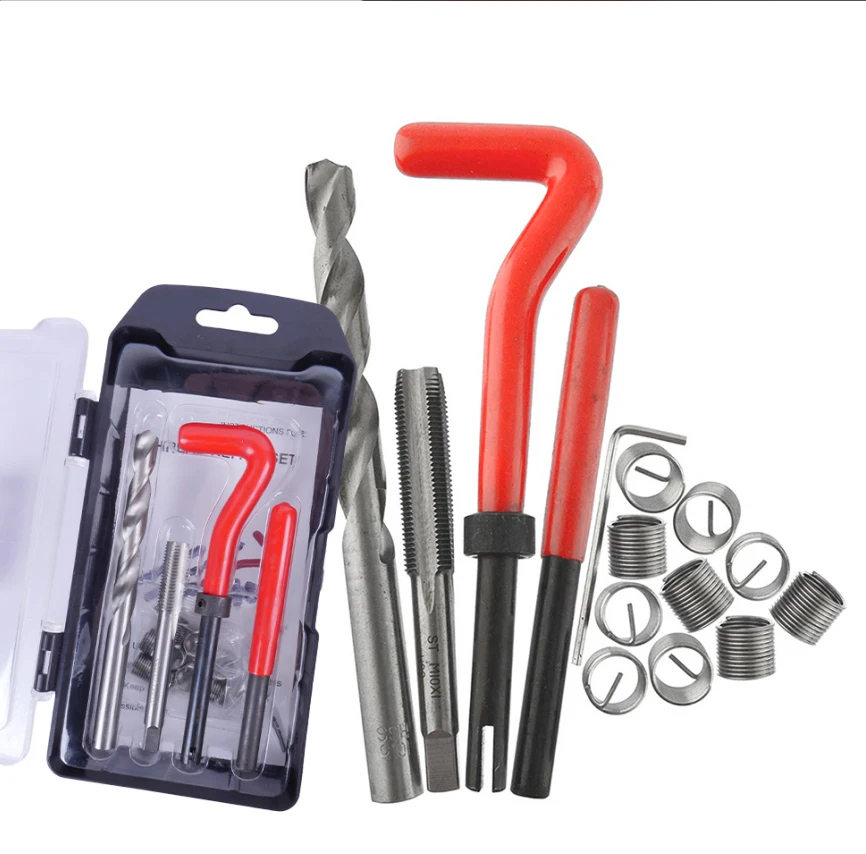 Thread Repair Tool M4/M5/M6/M7/M8/M9/M10/M12/M14 for Restoring Damaged Thread Spanner Wrench Twist Drill Bit Hand Tool
Thread Repair Tool M4/M5/M6/M7/M8/M9/M10/M12/M14 for Restoring Damaged Thread Spanner Wrench Twist Drill Bit Hand Tool