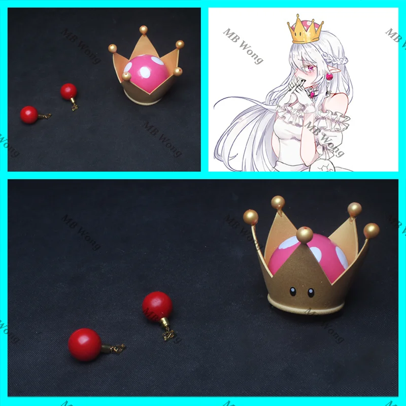 Игра Queen Boo, реквизит для косплея, принцесса Boo Bowsette, реквизит для косплея, серьги-короны, принцесса-боуер для Хэллоуина, вечеринки, женщин и мужчин
Игра Queen Boo, реквизит для косплея, принцесса Boo Bowsette, реквизит для косплея, серьги-короны, принцесса-боуер для Хэллоуина, вечеринки, женщин и мужчин