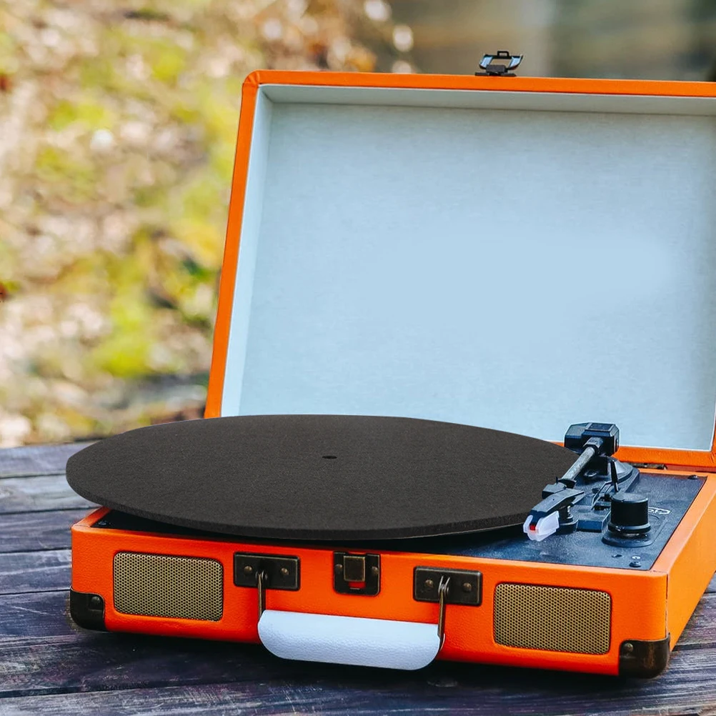 2 Pcs Vinyl Record Player Accessories Mat Black Felt Turntable For Records Wool Pad
2 Pcs Vinyl Record Player Accessories Mat Black Felt Turntable For Records Wool Pad