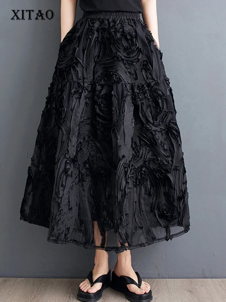 XITAO Loose Solid Color Elastic Waist A-line Skirt Fashion Patchwork Personality Slimming 2025 Summer Women New Skirt WLD20185
XITAO Loose Solid Color Elastic Waist A-line Skirt Fashion Patchwork Personality Slimming 2025 Summer Women New Skirt WLD20185
