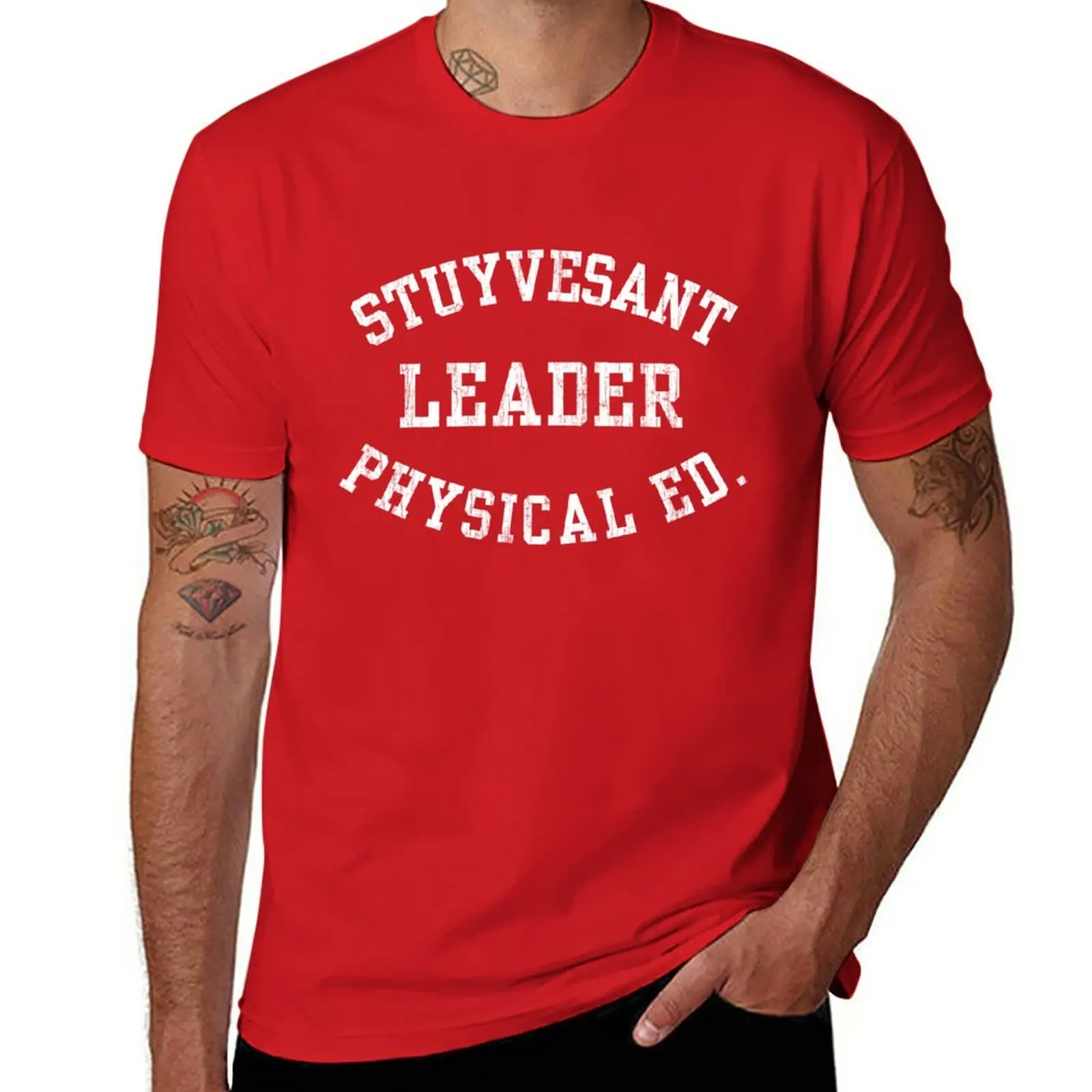 Stuyvesant Leader Physical Ed. T-Shirt boys white t shirts summer top oversized t shirts Men's t-shirts
Stuyvesant Leader Physical Ed. T-Shirt boys white t shirts summer top oversized t shirts Men's t-shirts