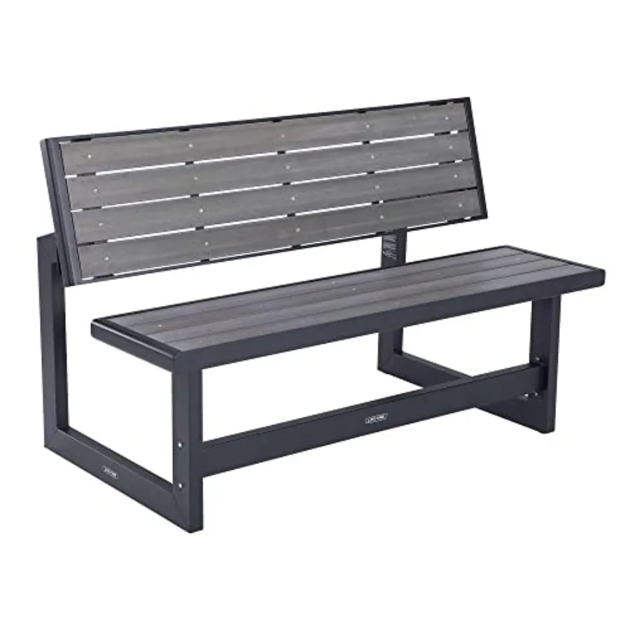 60253 Outdoor Convertible Bench, 55 Inch, Harbor Gray
60253 Outdoor Convertible Bench, 55 Inch, Harbor Gray