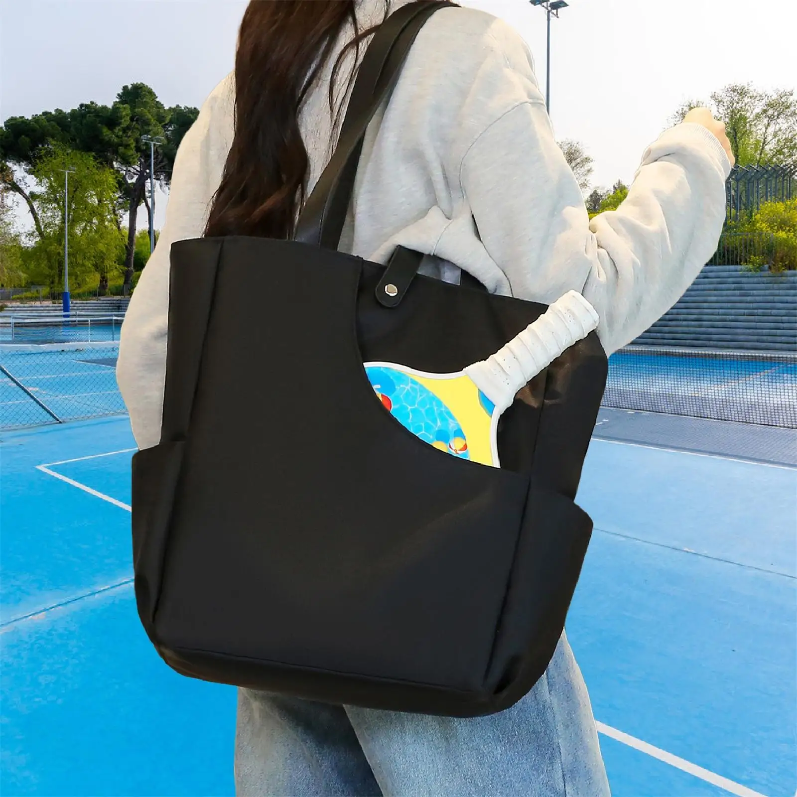 Pickleball Bag Racquet Handbag Sports Large Capacity Pickleball Shoulder Bag
Pickleball Bag Racquet Handbag Sports Large Capacity Pickleball Shoulder Bag