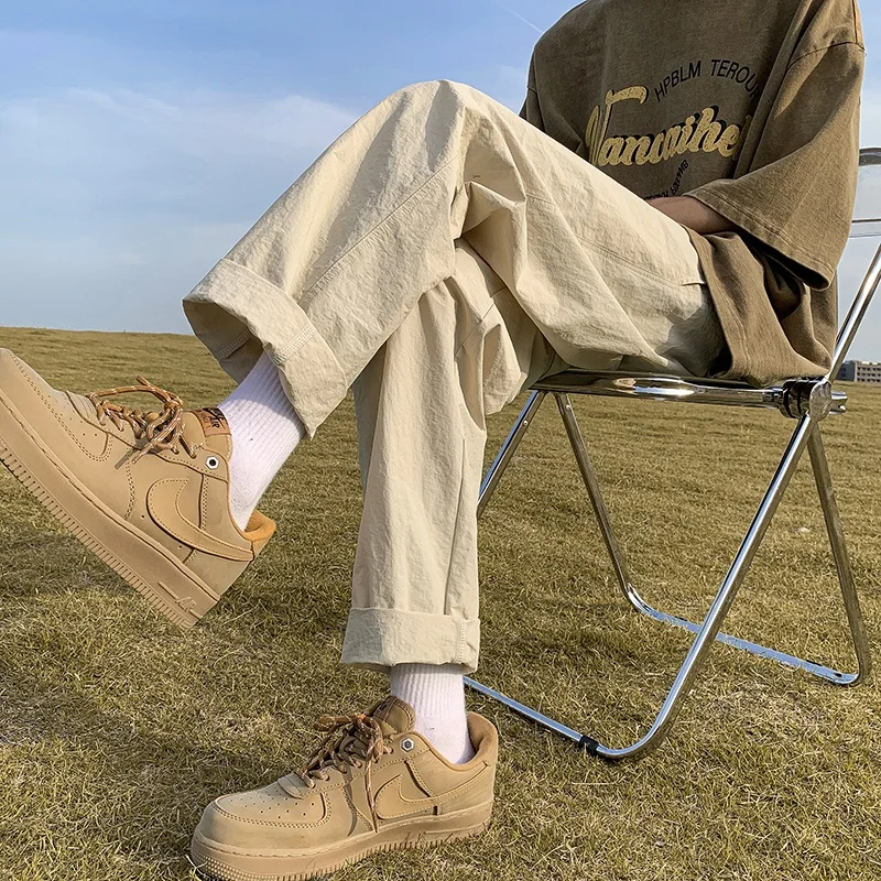 Мужские летние тонкие брюки из льна цвета хаки, быстросохнущие, прямого кроя, в японском стиле, повседневные, свободного кроя
Мужские летние тонкие брюки из льна цвета хаки, быстросохнущие, прямого кроя, в японском стиле, повседневные, свободного кроя