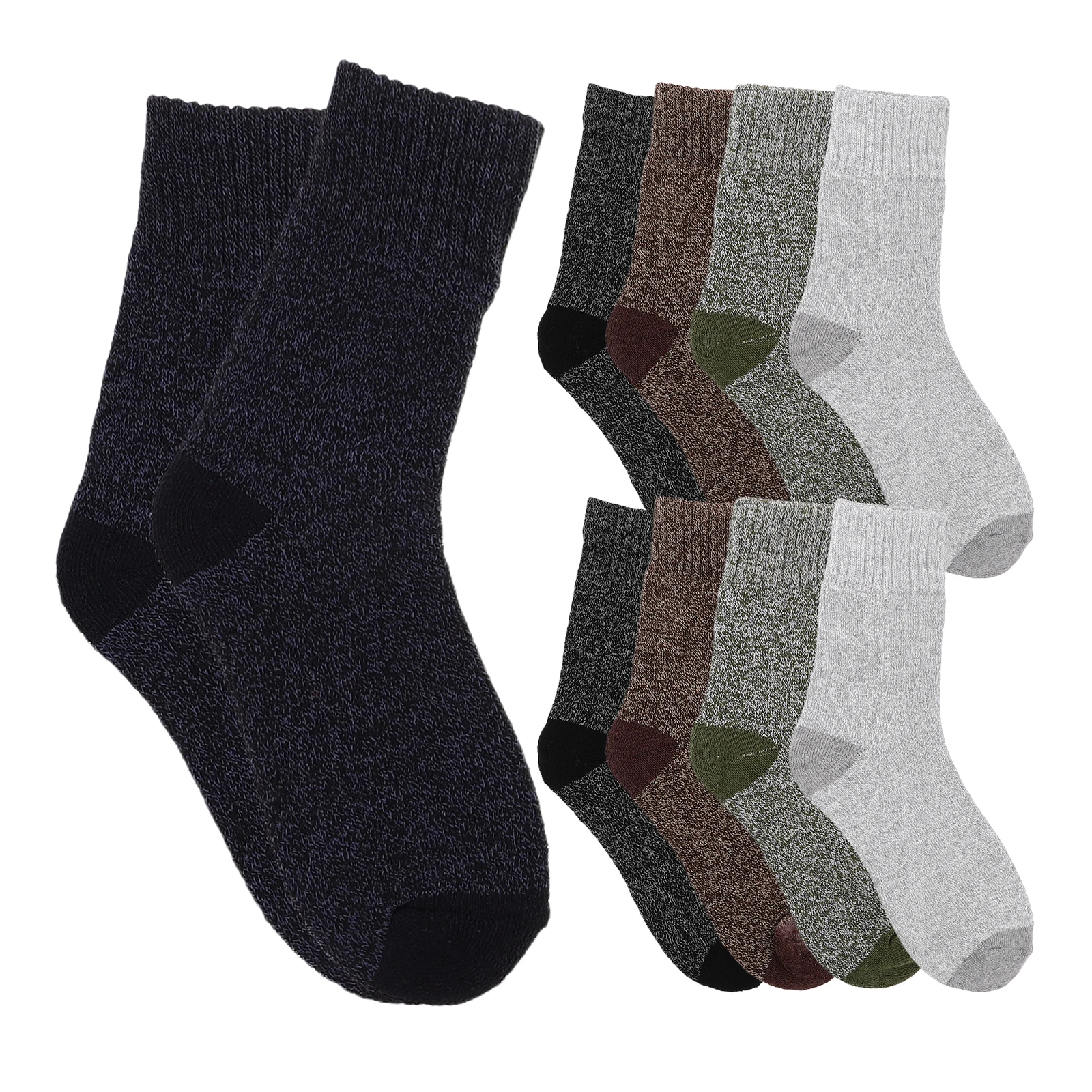 10pcs Warm Cotton Winter Socks Men Thick Fleece Crew Thermal Wool Unisex Soft Midcalf Knitted Moisture Wicking Hiking Antislip
10pcs Warm Cotton Winter Socks Men Thick Fleece Crew Thermal Wool Unisex Soft Midcalf Knitted Moisture Wicking Hiking Antislip