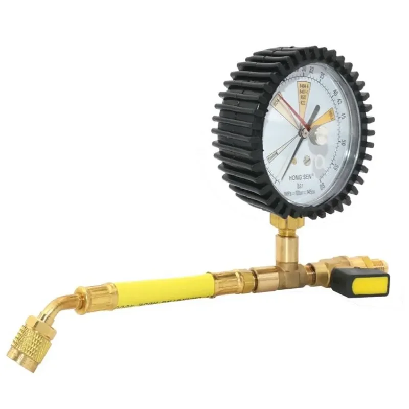 Air Conditioning Refrigeration Test Nitrogen pressure gauge Simple Refrigerant Table for R134A, R22, R410A
Air Conditioning Refrigeration Test Nitrogen pressure gauge Simple Refrigerant Table for R134A, R22, R410A