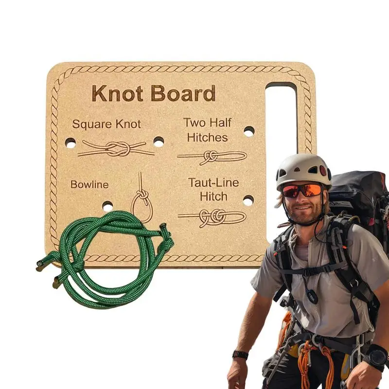 Knot Training Board Popular Knotting Practice Hands-On Training Board Learn To Tie Reef And Square Knots For Scouts Climbing
Knot Training Board Popular Knotting Practice Hands-On Training Board Learn To Tie Reef And Square Knots For Scouts Climbing