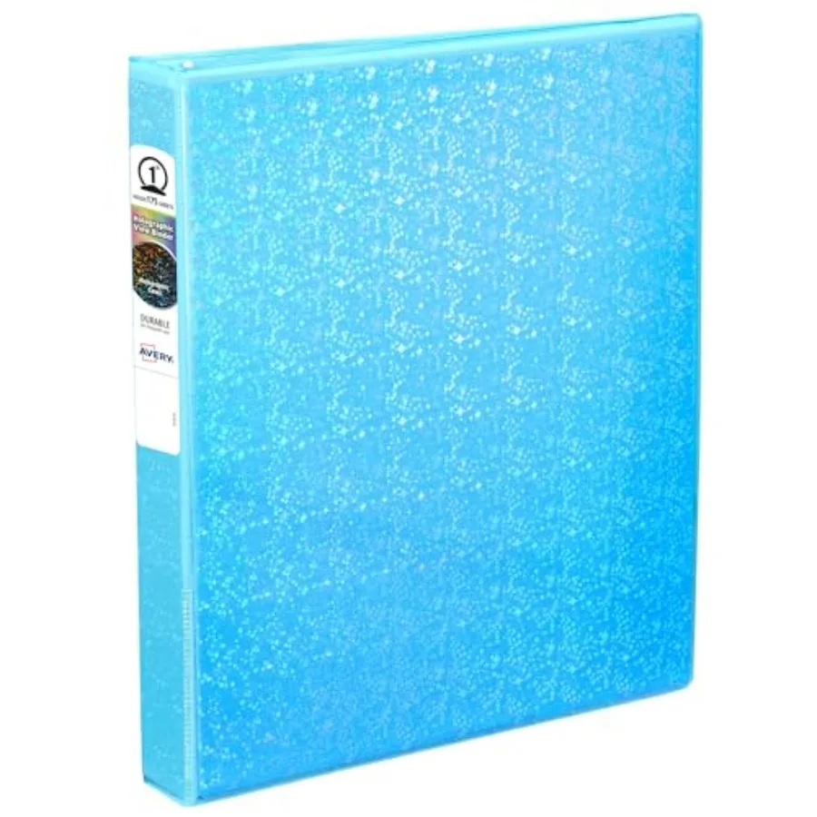 Luxe Collection Durable Holographic 3 Ring Binder, Customizable View Cover, 1 Inch Round Rings, 1 Holographic Binder
Luxe Collection Durable Holographic 3 Ring Binder, Customizable View Cover, 1 Inch Round Rings, 1 Holographic Binder