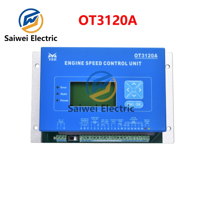 Atuador Elétrico OT981 com Controlador de Gerador Integrado para Regulador de Motor a Gás Heinzmann OT3120A
Atuador Elétrico OT981 com Controlador de Gerador Integrado para Regulador de Motor a Gás Heinzmann OT3120A