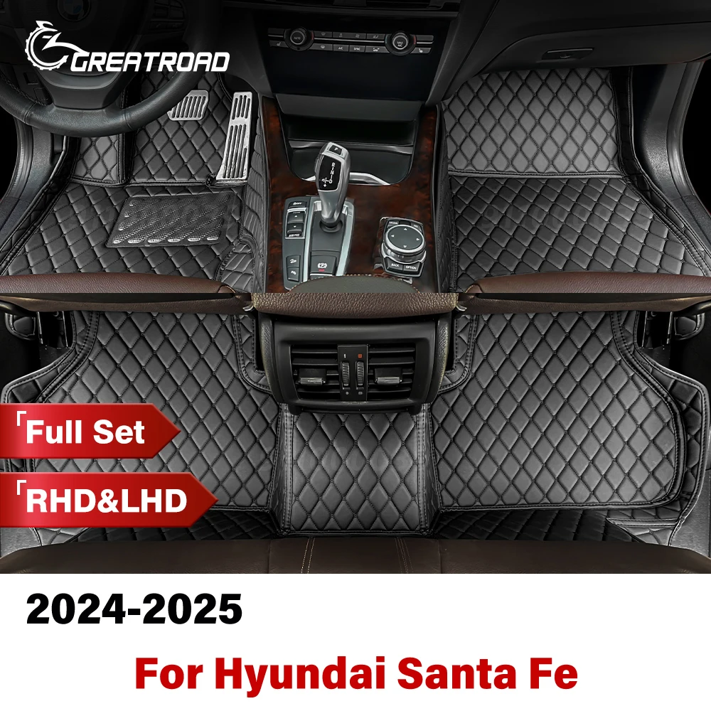 For Hyundai Santa Fe 2024-2025 Custom Car Floor Mats Automobile Carpet Cover Interior Details Accessories Protective Pad Parts
For Hyundai Santa Fe 2024-2025 Custom Car Floor Mats Automobile Carpet Cover Interior Details Accessories Protective Pad Parts