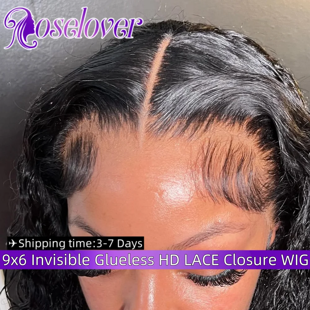 ROSELOVER 34Inch Water Wave 9x6 Invisible Real HD Lace Closure Wig Glueless Wear to Go 250% Density Human Hair for Black Woman
ROSELOVER 34Inch Water Wave 9x6 Invisible Real HD Lace Closure Wig Glueless Wear to Go 250% Density Human Hair for Black Woman
