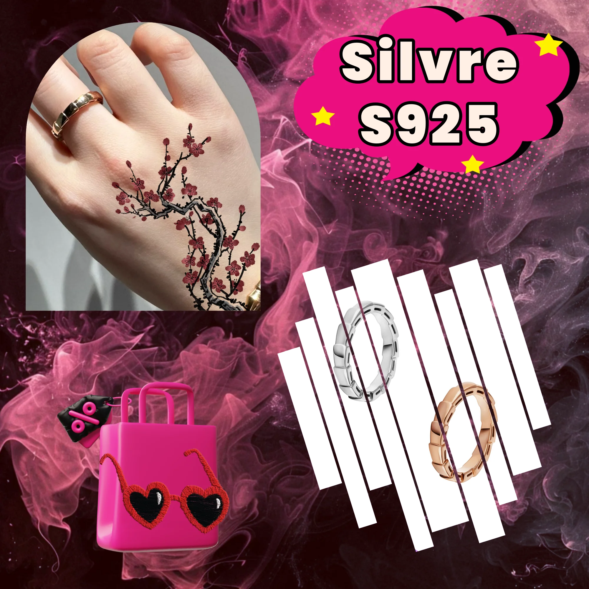 S925 pure silver women's jewelry snake scale design ring for dating occasions, give to girlfriend to wear
S925 pure silver women's jewelry snake scale design ring for dating occasions, give to girlfriend to wear
