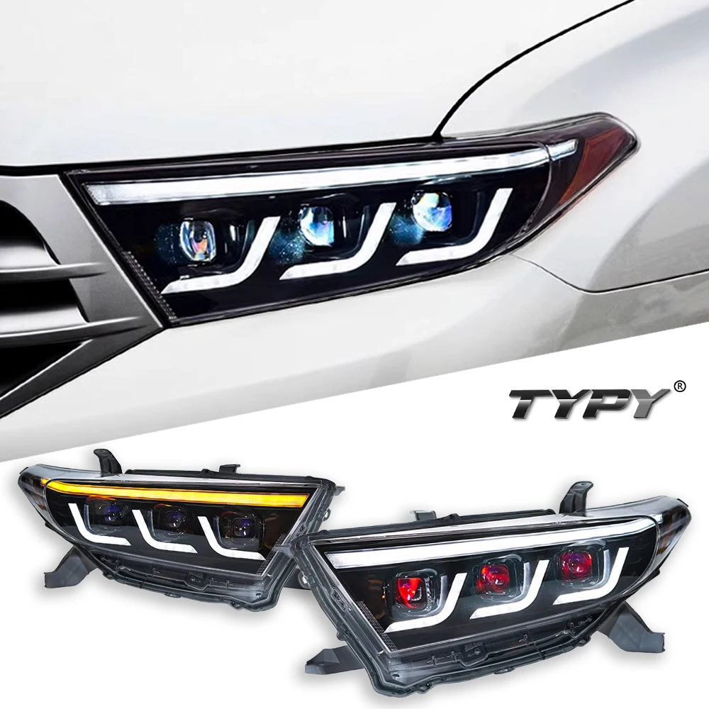 TYPY автомобильная фара для Toyota Highlander 2012-2014, обновленная модифицированная новая DRL динамический указатель поворота, светодиодная фара, автоаксессуары
TYPY автомобильная фара для Toyota Highlander 2012-2014, обновленная модифицированная новая DRL динамический указатель поворота, светодиодная фара, автоаксессуары