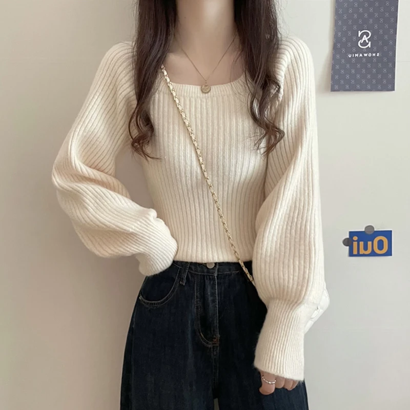 Spring Korean Style Long Sleeve Knitted Sweater Women Loose Slimming Overhead Base Shirt Sweet Style Casual Design Knitwear
Spring Korean Style Long Sleeve Knitted Sweater Women Loose Slimming Overhead Base Shirt Sweet Style Casual Design Knitwear