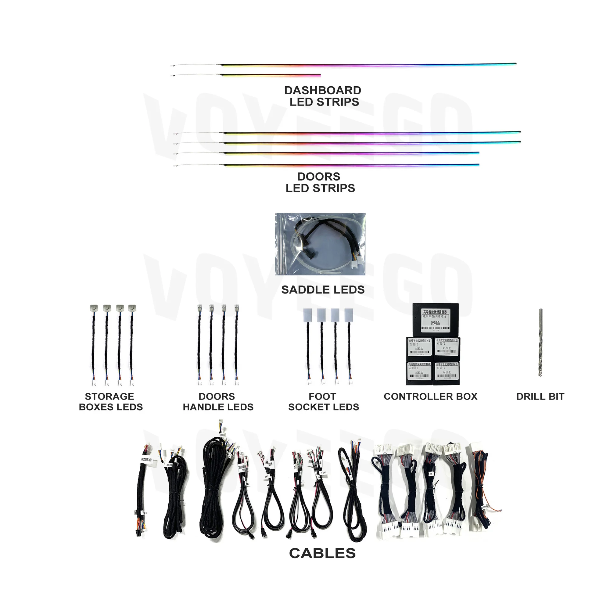 Светодиодная подсветка салона Voyeego для Infiniti QX50 2018-2022, улучшенная система освещения салона автомобиля
Светодиодная подсветка салона Voyeego для Infiniti QX50 2018-2022, улучшенная система освещения салона автомобиля