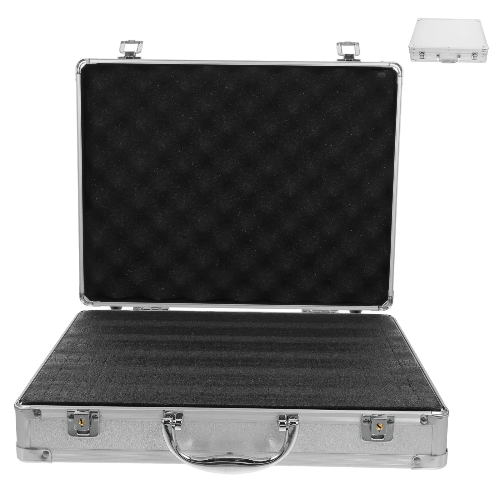 Aluminum Alloy Toolbox Portable Briefcase Shockproof Large Capacity Metal Case Storage Box Tool Case Safe Documents Box
Aluminum Alloy Toolbox Portable Briefcase Shockproof Large Capacity Metal Case Storage Box Tool Case Safe Documents Box