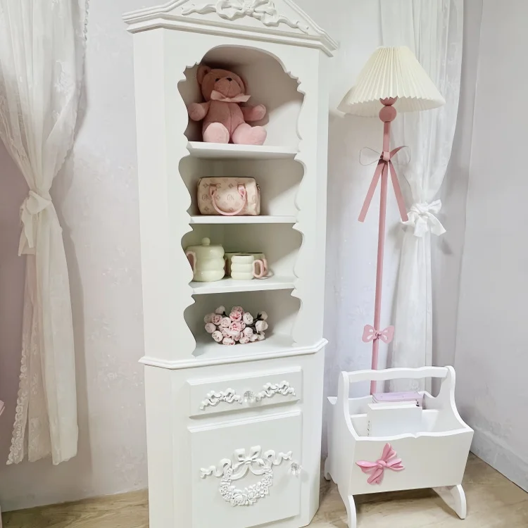French retro solid wood corner cabinet living room bedroom corner triangle cabinet corner rack floor locker display cabinet
French retro solid wood corner cabinet living room bedroom corner triangle cabinet corner rack floor locker display cabinet