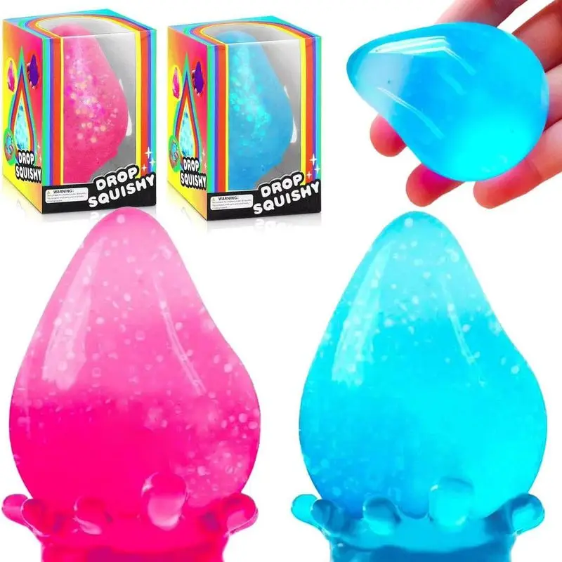 Soft Needoh Sensory Toy Glittery Waterdrop Shape Squishy Stress Relief Fidget Toy For Adults Anxiety Relief Calming Blind Box
Soft Needoh Sensory Toy Glittery Waterdrop Shape Squishy Stress Relief Fidget Toy For Adults Anxiety Relief Calming Blind Box