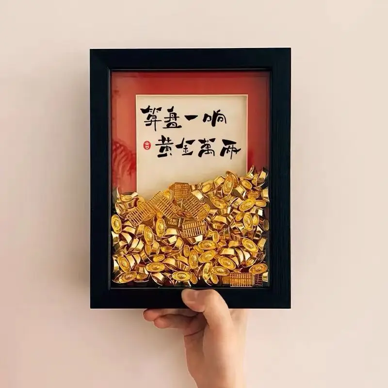 Increase your fortune New Year's festive ornaments Yuan Bao Fat Choi photo frame Good luck and prosperity desktop gift
Increase your fortune New Year's festive ornaments Yuan Bao Fat Choi photo frame Good luck and prosperity desktop gift