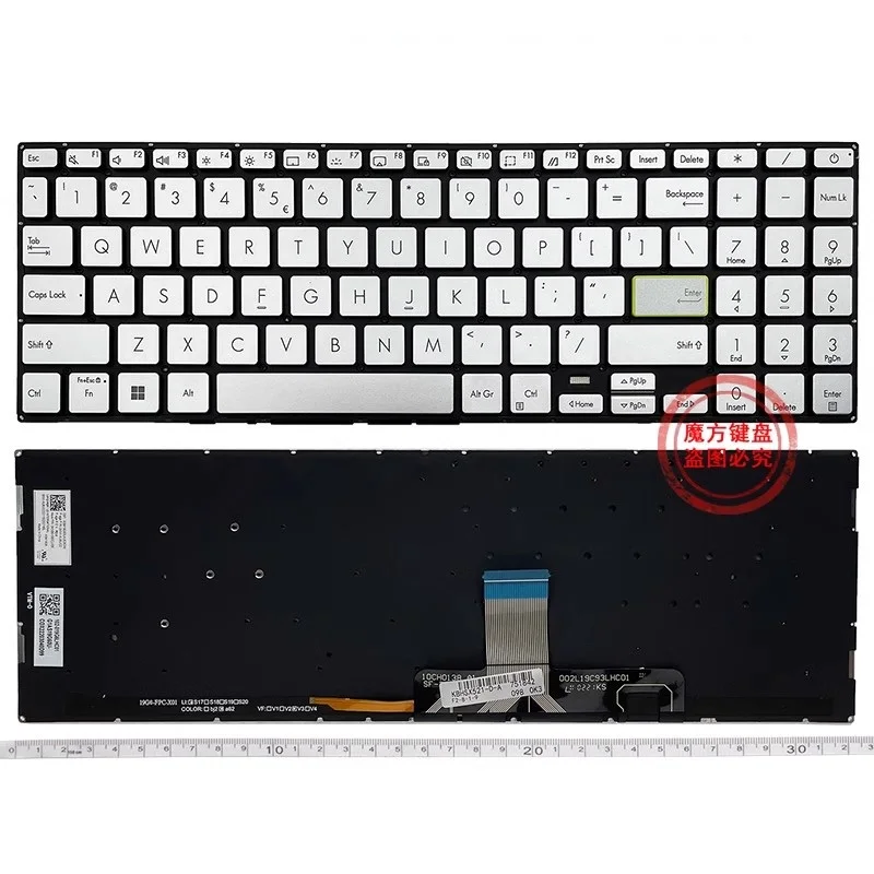 Новая Серебристая клавиатура US для ASUS VivoBook 15X 2020 S5600F V5050 V5050E/EA S15 S533 X521 X521F X521FL X521FA X521UA X521IA/JQ/EA
Новая Серебристая клавиатура US для ASUS VivoBook 15X 2020 S5600F V5050 V5050E/EA S15 S533 X521 X521F X521FL X521FA X521UA X521IA/JQ/EA