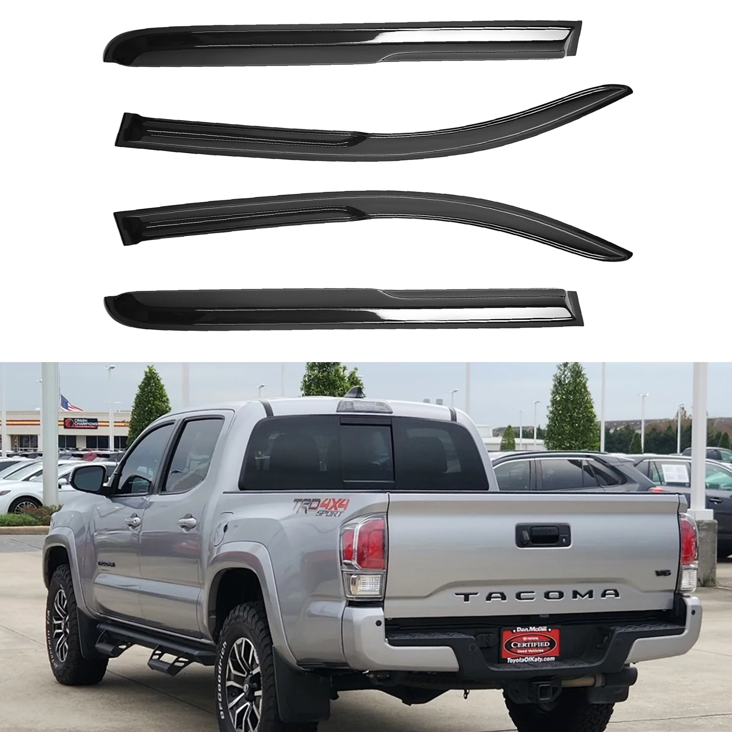 For Lexus IS300 4-Door 2001-2005 Tinted 4pcs Wind Deflectors Outside Mount Sun Rain Visors No Drainage Channel 1.5MM Thick Box Set
For Lexus IS300 4-Door 2001-2005 Tinted 4pcs Wind Deflectors Outside Mount Sun Rain Visors No Drainage Channel 1.5MM Thick Box Set