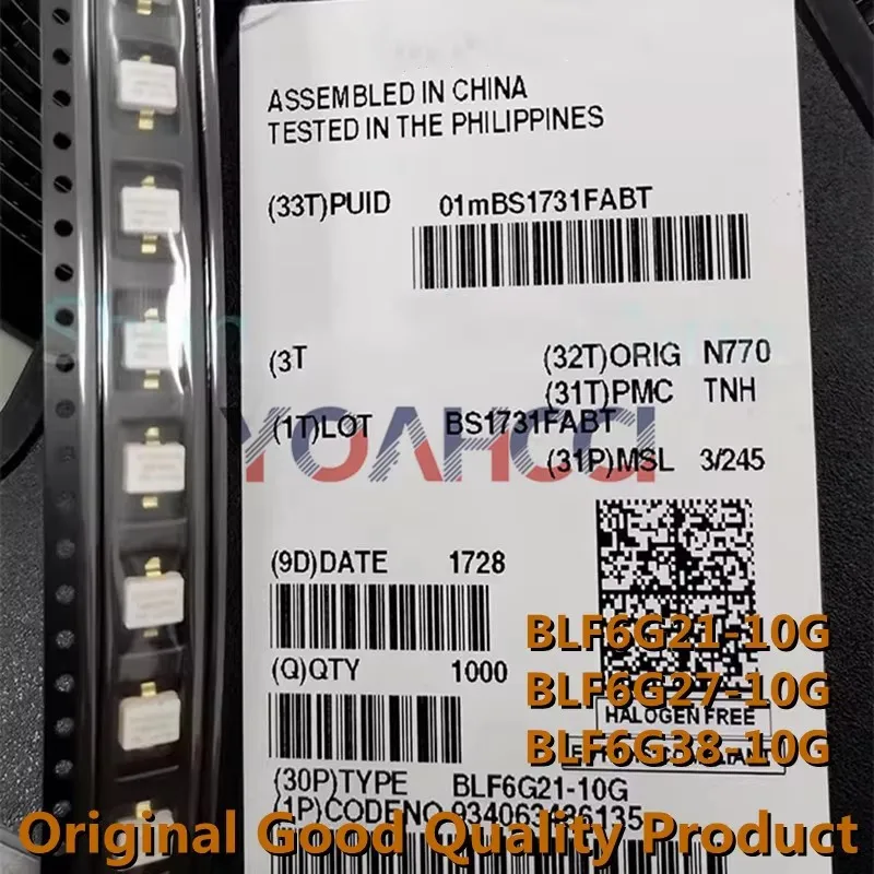 BLF6G21-10G BLF6G27-10G BLF6G38-10G (1 шт.) Бесплатная доставка SMD RF Tube RF Power MOSFET транзисторы, оригинальные на складе 
BLF6G21-10G BLF6G27-10G BLF6G38-10G (1 шт.) Бесплатная доставка SMD RF Tube RF Power MOSFET транзисторы, оригинальные на складе