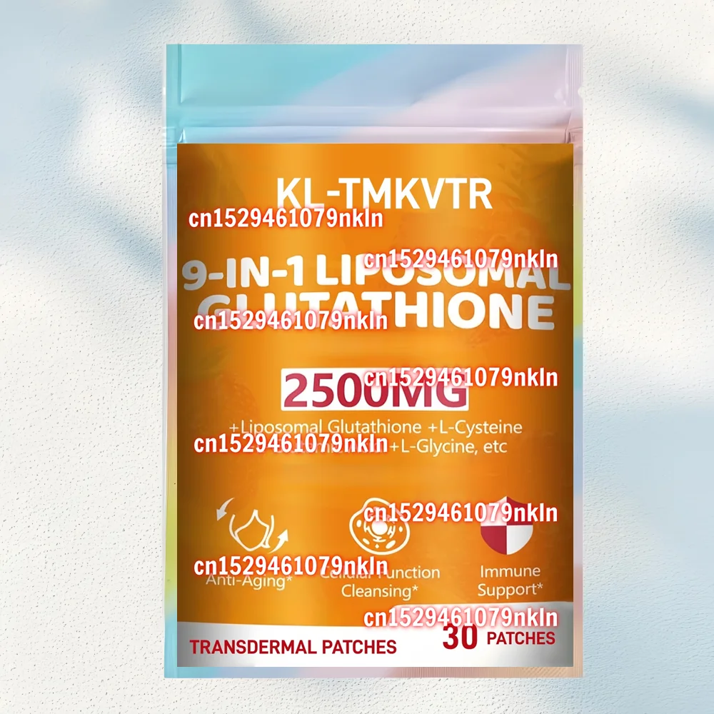 30 Patches Liposome Glutathione Transdermal Patches With L-Cysteine,Milk Thistle for Antioxidant, Skin & Liver Support
30 Patches Liposome Glutathione Transdermal Patches With L-Cysteine,Milk Thistle for Antioxidant, Skin & Liver Support
