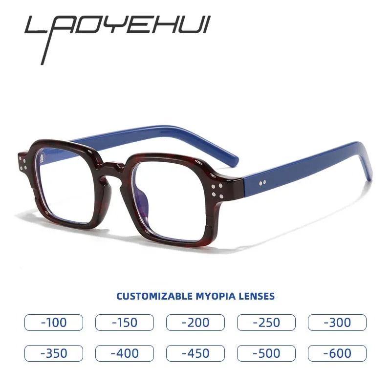 New Square Myopia Glasses for Women Retro Smasll Frame Reading Eyeglasses Men Anti Blue Light Prescription Customizable Eyewear
New Square Myopia Glasses for Women Retro Smasll Frame Reading Eyeglasses Men Anti Blue Light Prescription Customizable Eyewear