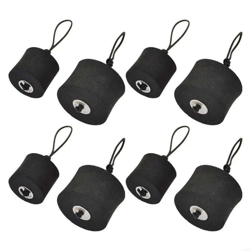 Q84C Pack of 4 Universal High Elasticity EVA Kayak Scupper Stopper Plugs Set, Canoes Drain Hole Stopper Bung with Pull String
Q84C Pack of 4 Universal High Elasticity EVA Kayak Scupper Stopper Plugs Set, Canoes Drain Hole Stopper Bung with Pull String
