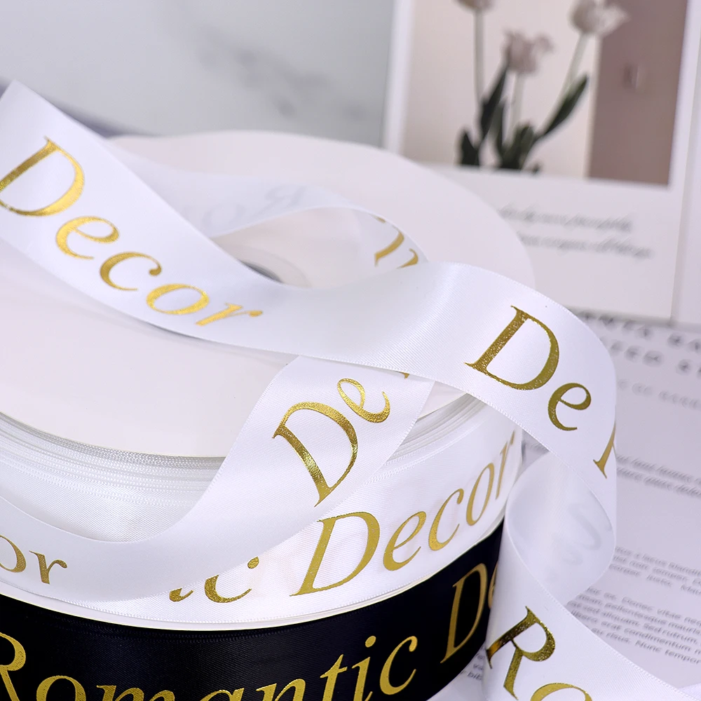 Custom Gold Satin Ribbon for Party and Wedding Decoration, Polyester Stamping, Cartoon Character, 100Yards/Lot, DIY Decoration
Custom Gold Satin Ribbon for Party and Wedding Decoration, Polyester Stamping, Cartoon Character, 100Yards/Lot, DIY Decoration