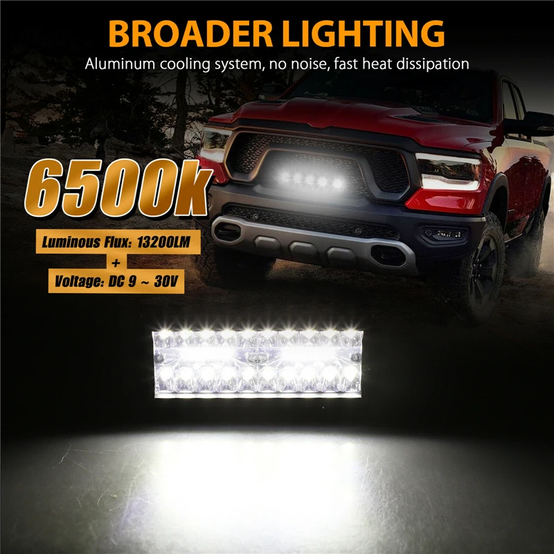 2/1Pcs 7'' LED Work Light Bar 400W/120W Spot Flood Beams Combo for Car Tractor Boat OffRoad Truck SUV ATV Car Repairing Lights
2/1Pcs 7'' LED Work Light Bar 400W/120W Spot Flood Beams Combo for Car Tractor Boat OffRoad Truck SUV ATV Car Repairing Lights