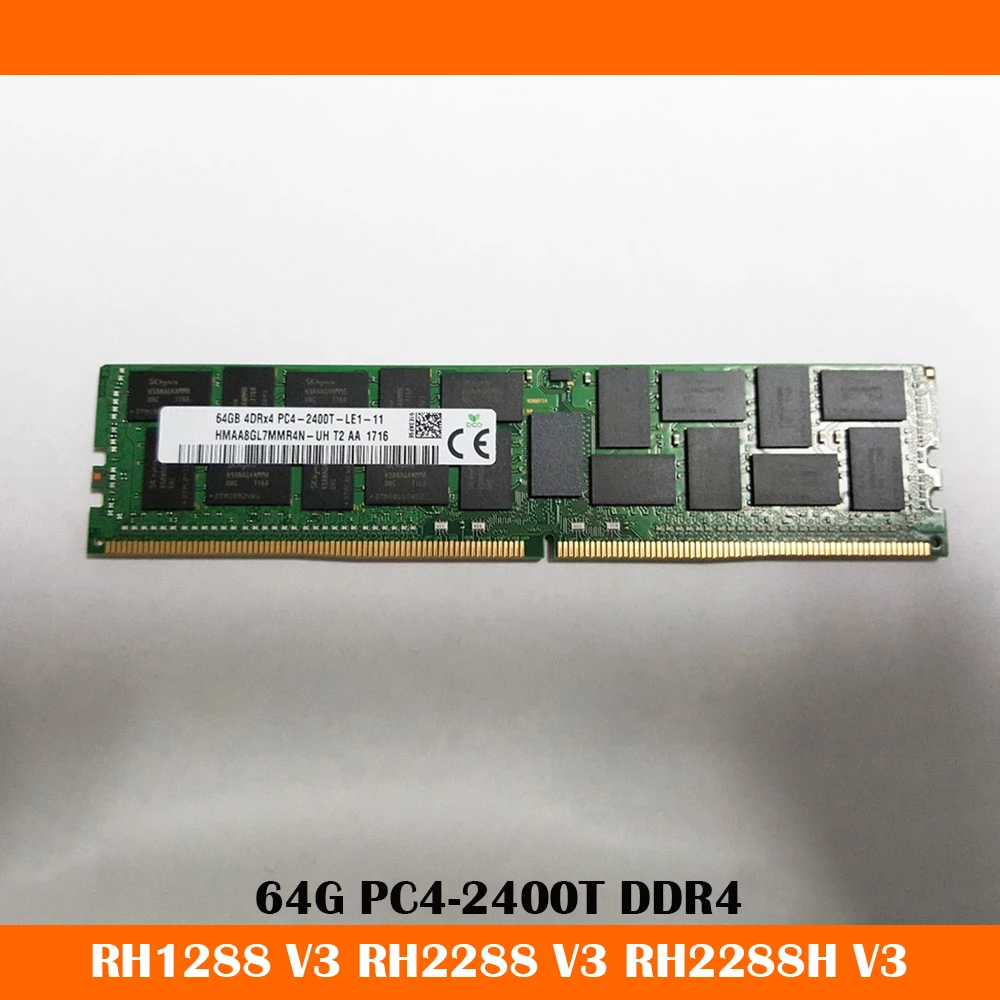 1PCS RH1288 V3 RH2288 V3 RH2288H V3 Server Memory 64G PC4-2400T DDR4 64GB RAM Fast Ship High Quality Work Fine
1PCS RH1288 V3 RH2288 V3 RH2288H V3 Server Memory 64G PC4-2400T DDR4 64GB RAM Fast Ship High Quality Work Fine