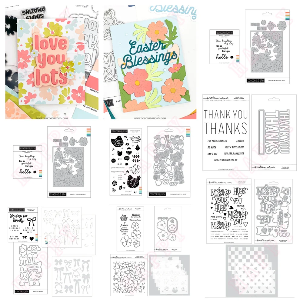 Perfectly Tied Dies Stamps Stencil Set Metal Cutting Dies Easter Greetings Die DIY Scrapbooking Paper Cards Handmade 2025 New
Perfectly Tied Dies Stamps Stencil Set Metal Cutting Dies Easter Greetings Die DIY Scrapbooking Paper Cards Handmade 2025 New