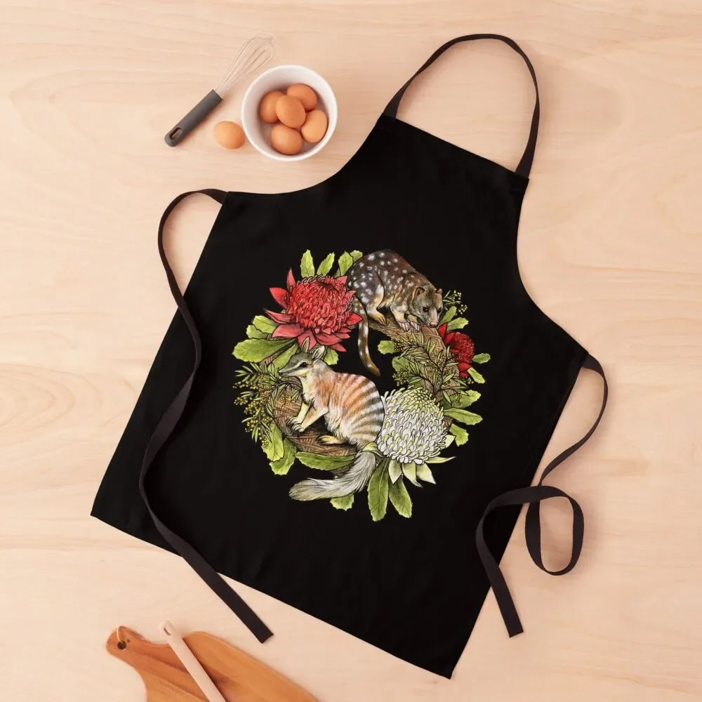 Quoll and Numbat Australian Christmas Wreath Apron Kitchen Supplies Idea Goods Beauty For Women Kitchen Apron
Quoll and Numbat Australian Christmas Wreath Apron Kitchen Supplies Idea Goods Beauty For Women Kitchen Apron